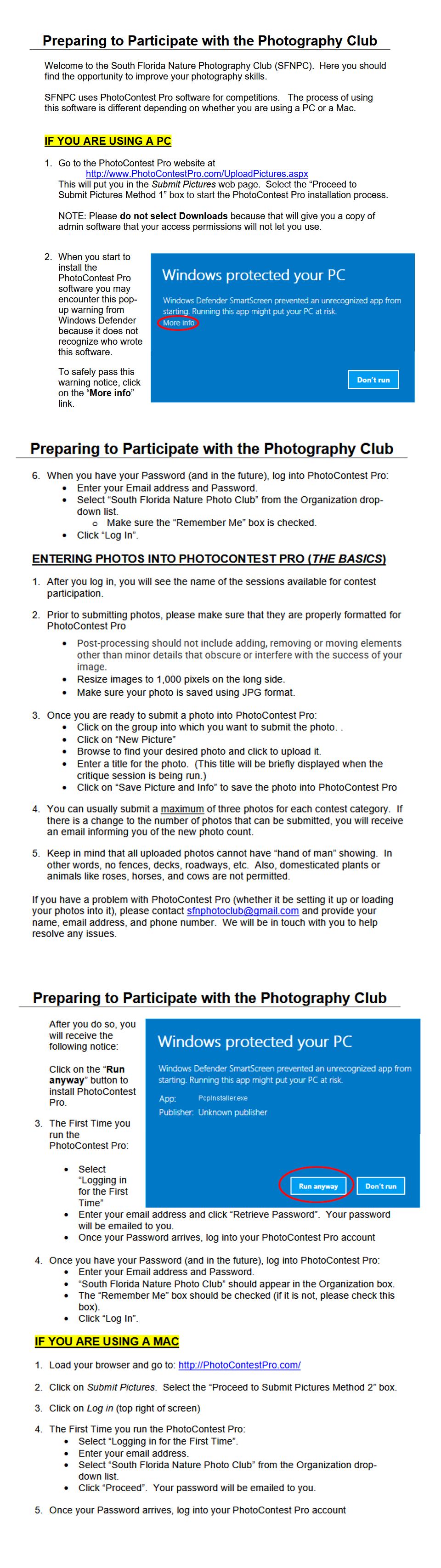 enter competition